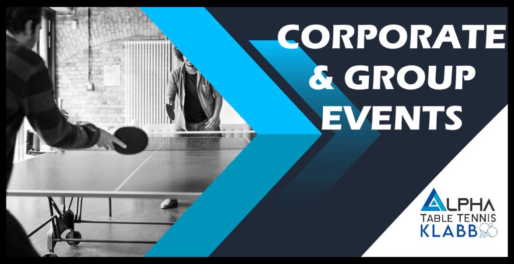 corporate or group event at alpha table tennis klabb malta club